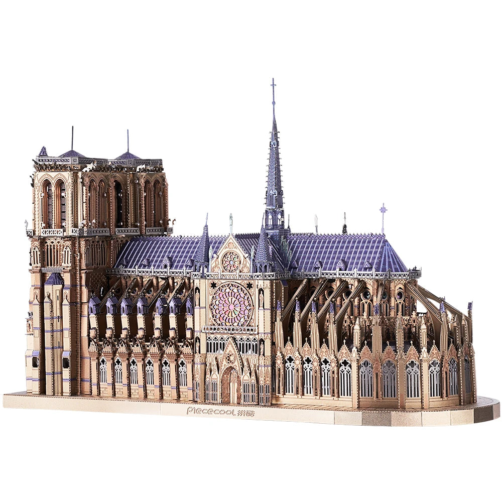 Notre-Dame de Paris 3D Metal Puzzle Kit