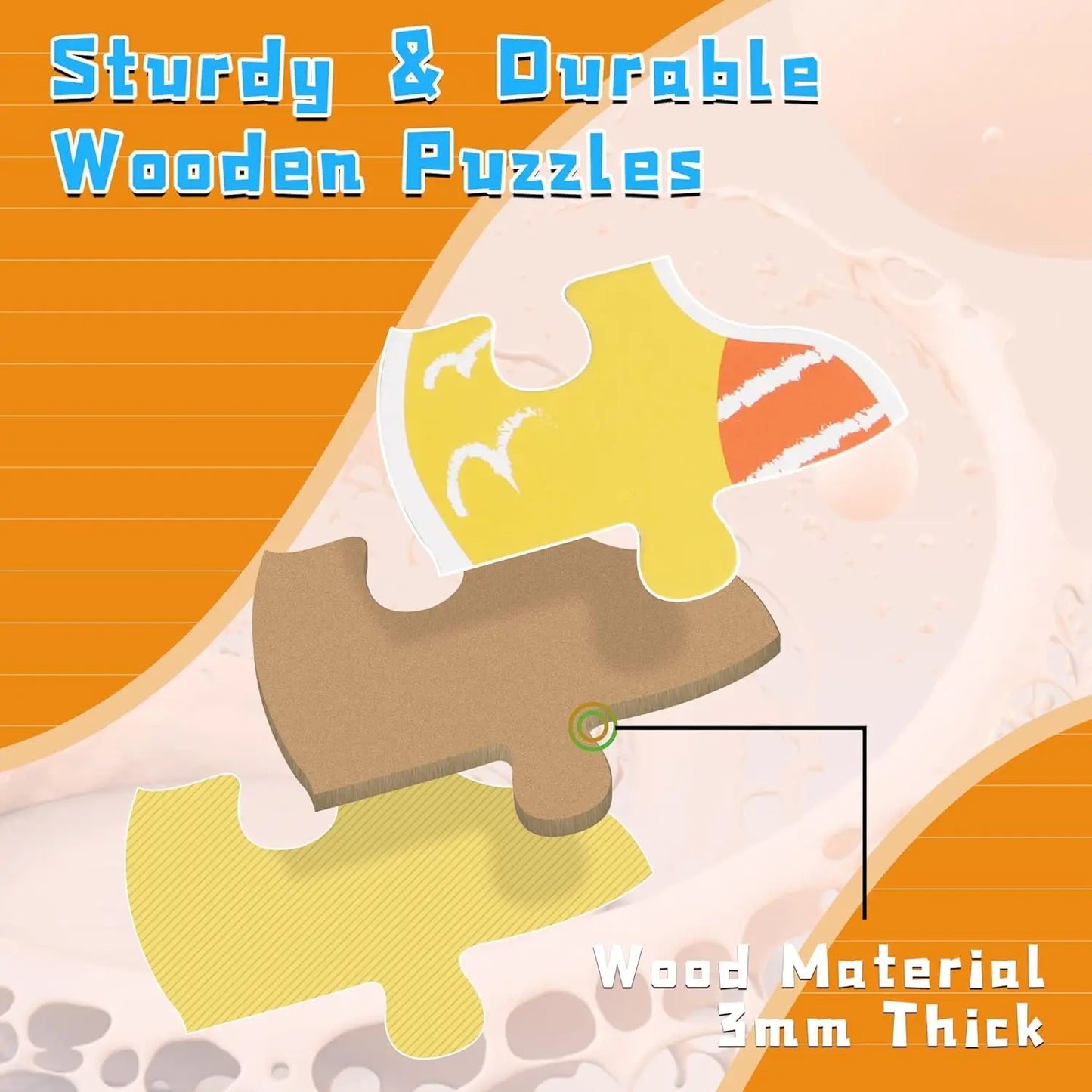 Cartoon Animal Puzzle Set