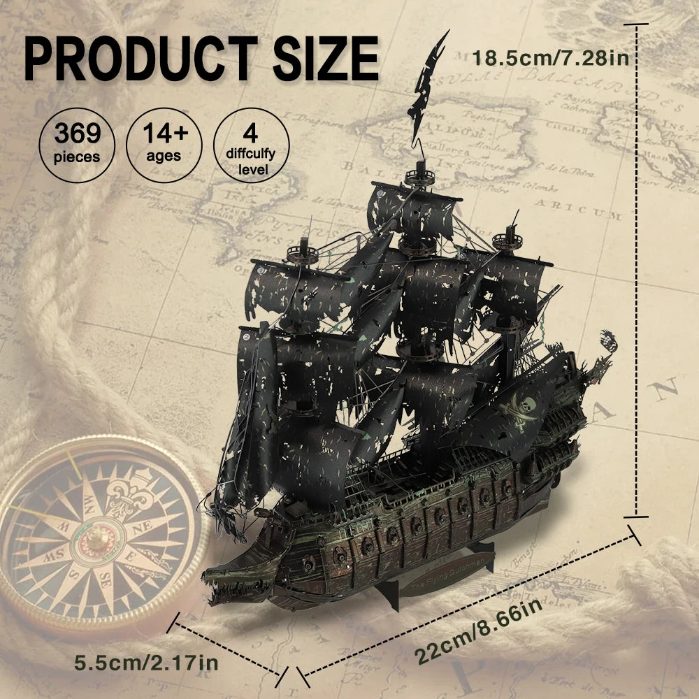 The Flying Dutchman 3D Metal Puzzle
