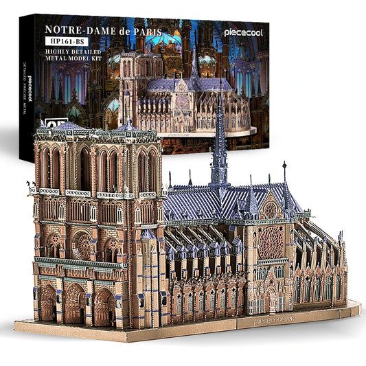 Notre-Dame de Paris 3D Metal Puzzle Kit